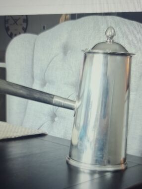 US Navy Silver Plated Coffee Pot Marked USN Militaria